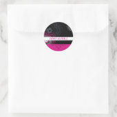 TRENDY GEPERSONALISEERDE STICKER :: funky flower 2 (Tas)