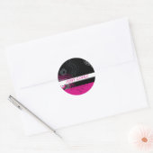 TRENDY GEPERSONALISEERDE STICKER :: funky flower 2 (Envelop)