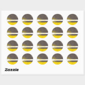TRENDY GEPERSONALISEERDE STICKER :: funky flower 7 (Vel)