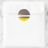 TRENDY GEPERSONALISEERDE STICKER :: funky flower 7 (Tas)