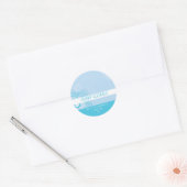 TRENDY GEPERSONALISEERDE STICKER :: funky flower 9 (Envelop)