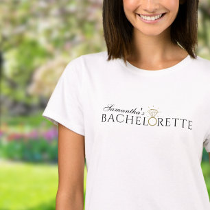 Trendy gepersonaliseerde vrijgezellenfeest T-shirt