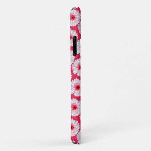Trendy Gerbera Daisy Pattern on Pink Case-Mate iPhone Case (Achterkant/rechts)