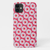 Trendy Gerbera Daisy Pattern on Pink Case-Mate iPhone Case (Achterkant)