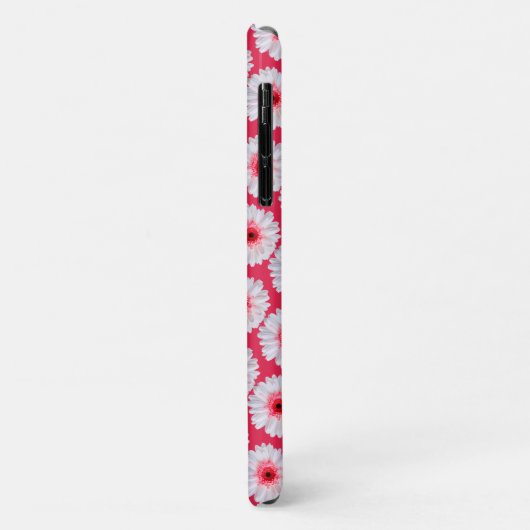 Trendy Gerbera Daisy Pattern on Pink Case-Mate iPhone Case (Achterkant/links)