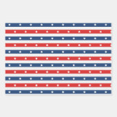 Trendy Gestreepte Verpakking Papier Flat Sheet Set Inpakpapier Vel (Voorkant 2)