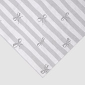 Trendy gestript patroon met girly bogen tissuepapier (Detail)