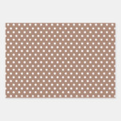 Trendy gevlekte Mocha Mousse #A47B67 Inpakpapier Vel (Voorkant)