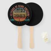 TRENDY GEWELDIGE JAAR VAN GEBOORTEDAGEN GIFT HANDWAAIER (Voorkant en achterkant)