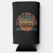 TRENDY GEWELDIGE JAAR VAN GEBOORTEDAGEN GIFT SELTZER BLIKJESKOELER (Voorkant)