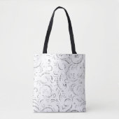Trendy Ghost & Kangaroo Lijn Kunst Boodschappentas Tote Bag (Voorkant)