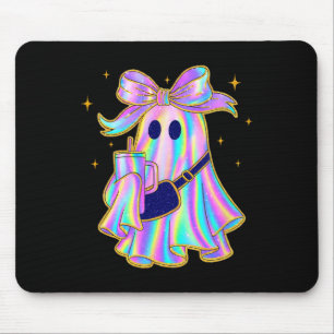 Trendy Ghost Shirt Koffie Tumbler Pastel Halloween Muismat