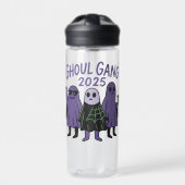 Trendy Ghoul Gang Coffee Squad Halloween 2025 Waterfles (Voorkant)