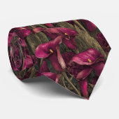 Trendy Gifts For Men Calla Lilies Stropdas (Opgerold)