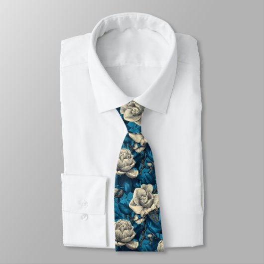 Trendy Gifts For Men Gardenias Floral Stropdas (Gebonden)
