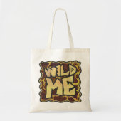 Trendy Giraffe Brown and Yellow Print Tote Bag (Voorkant)