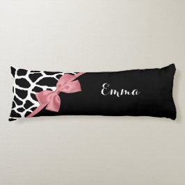 Trendy Giraffe drukt rosy roze roze roze roze met  Lichaamskussen