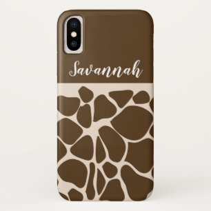 Trendy Giraffe Print Gepersonaliseerd Cell Phone C Case-Mate iPhone Case