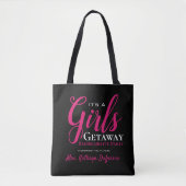 Trendy Girls Getaway Bachelorette Party Tote Bag (Voorkant)