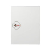 Trendy Girly Avatar Notitieblok (Linkerzijde)