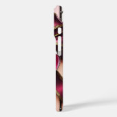 Trendy & Girly Bow Glas in lood Cherry Case-Mate iPhone Case (Achterkant / Links)