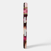 Trendy & Girly Bow Glas in lood Cherry Case-Mate iPhone Case (Achterkant / Rechts)