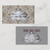 Trendy Girly Chic Gatsby Mode Paris Lace Visitekaartje (Voorkant / Achterkant)