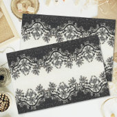 trendy girly chic mode  zwart-wit tissuepapier