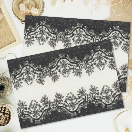 trendy girly chic mode  zwart-wit tissuepapier