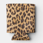 trendy girly chic wild safari leopard print blikjeskoeler (Achterkant)