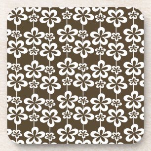 Trendy Girly Floral Pattern Onderzetter