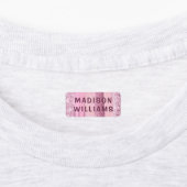 Trendy Girly Glitter Chic Modern Persoonlijke naam Labels (Aangebracht)