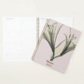 Trendy Girly Goud Bloemen 2024 Planner (Display)