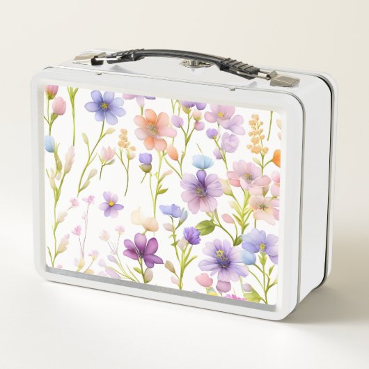 Trendy Girly Multicolour Wilde lente Bloemen Bloem (Achterkant)