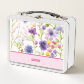 Trendy Girly Multicolour Wilde lente Bloemen Bloem (Voorkant)