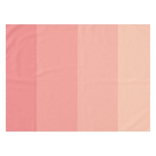 Trendy Girly Pink Ombre Palette Tafelkleed (Voorkant (Horizontaal))