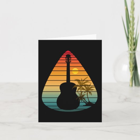 TRENDY GITAAR PLECTRUM ZONSONDERGANG (Voorkant)