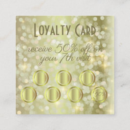 Trendy Glam Gold Shiny Sparking Makeup & Hair Klantenkaartje