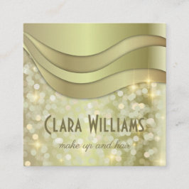 Trendy Glam Gold Shiny Sparking Makeup & Hair Klantenkaartje