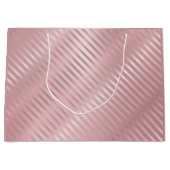 Trendy Glamor Elegant Modern Roos Gold Sjabloon Groot Cadeauzakje (Voorkant)