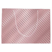 Trendy Glamor Elegant Modern Roos Gold Sjabloon Groot Cadeauzakje (Achterkant)