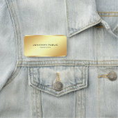 Trendy Glamoureus Gold ziet er uit als eenvoudige Naamplaatje (In situ)