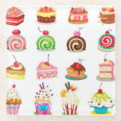 Trendy Glazen Onderzetter (Voorkant)