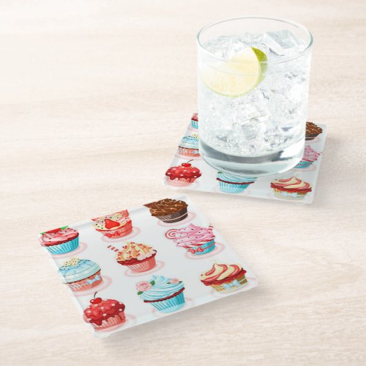 Trendy Glazen Onderzetter (Schuin)