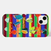 Trendy Glimlachen iPhone Hoesje (Achterkant horizontaal)