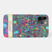 Trendy Glitter Bokeh Gold Confetti - Gepersonalise Case-Mate iPhone Case (Achterkant (horizontaal))