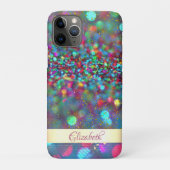 Trendy Glitter Bokeh Gold Confetti - Gepersonalise Case-Mate iPhone Case (Achterkant)