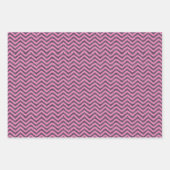 Trendy Glitter Chevron Pattern Trio Inpakpapier Vel (Voorkant)