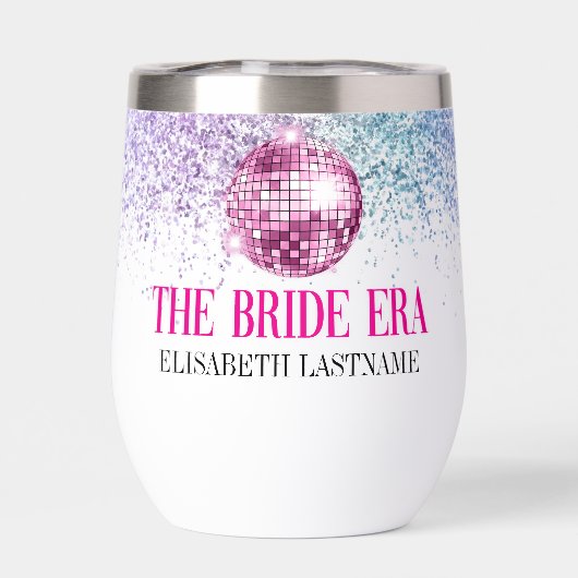 Trendy Glitter Disco Bride Era Bachelorette Party (Achterkant)