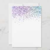 Trendy Glitter Disco Dertiger Tijdperk 30e Verjaar Kaart (Achterkant)